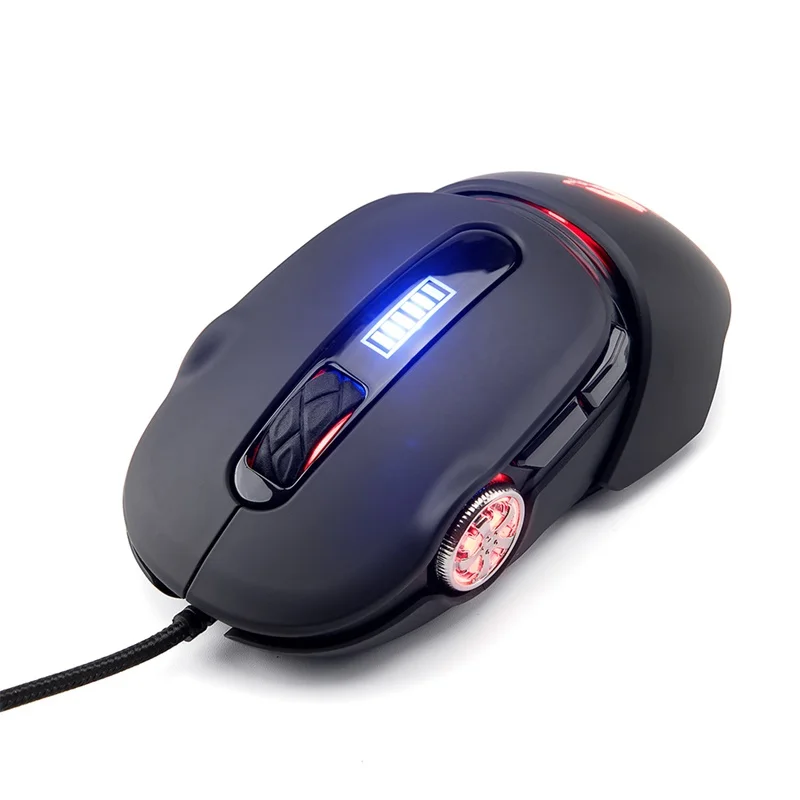 VicTsing V11 Проводная игровая мышь 6 клавиша механическое макропрограммирование игровая оптика 2400 dpi эргономичная RGB мышь с подсветкой