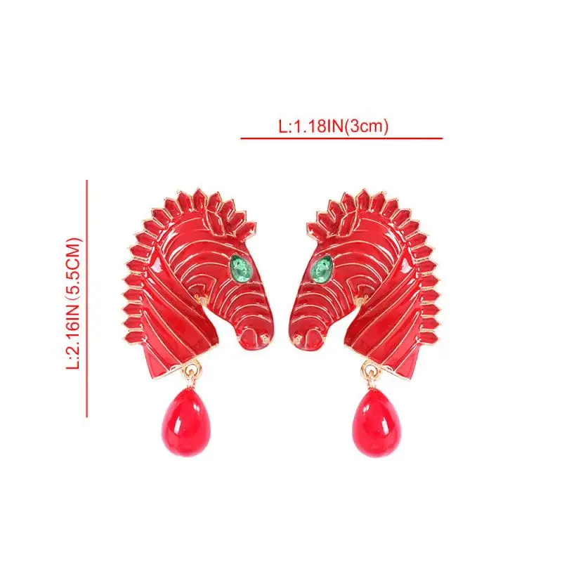 1 пара преувеличенных модных забавных трендовых креативных сережек с