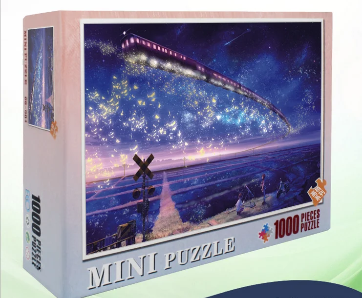 Хит продаж Мини пазлы для картин 1000 штук Ландшафтная головоломка развивающие