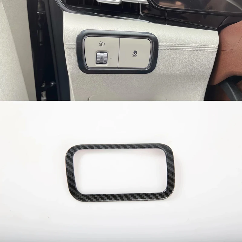 

Для Hyundai Mistra 2021 1 шт. углеродное волокно ABS Автомобильная фара регулировочная крышка отделка молдинг автомобильный Стайлинг Аксессуары