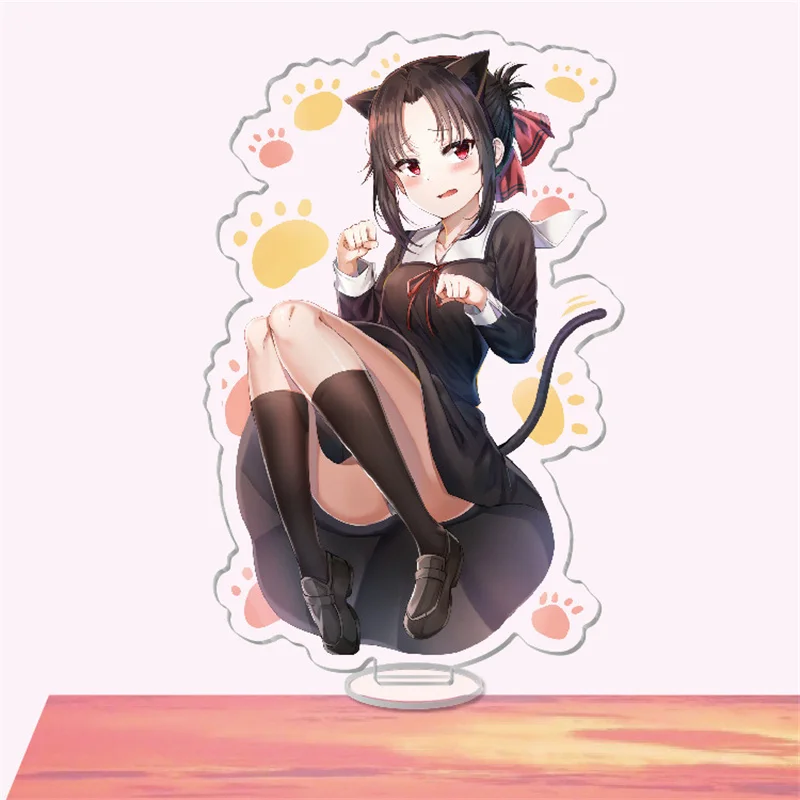 Kawaii Kaguya-sama: Love Is War стенд модель брелок Fujiwara Chika Shinomiya Kaguya стоячий знак акриловый |