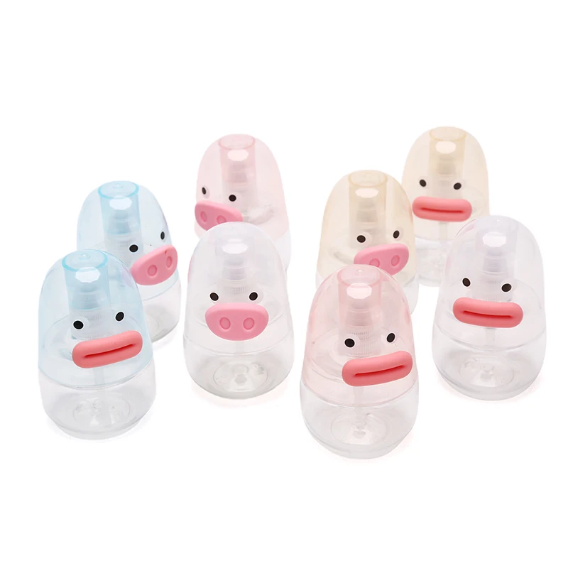 

40ml Travel Cartoon Empty Spray Bottle Plastic Atomizer Mini Empty Refillable Perfume Water Sprayer Bottle Makeup Containers