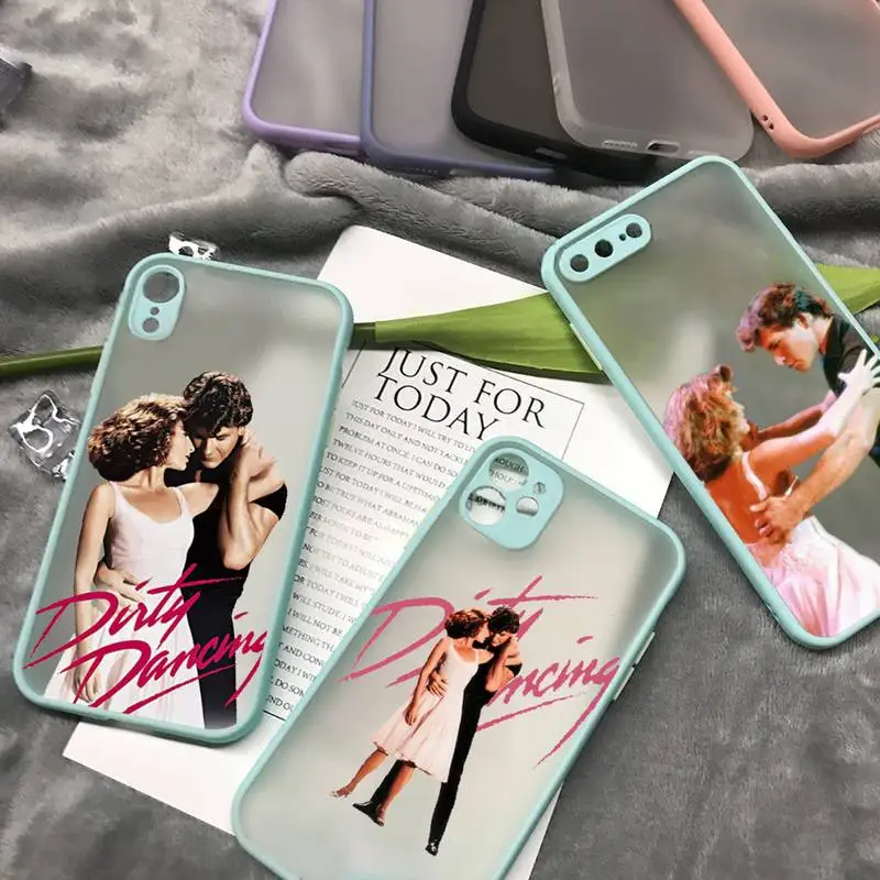 

Dirty Dancing lovely movie Phone Case matte transparent For iphone 7 8 11 12 13 plus mini x xs xr pro max cover