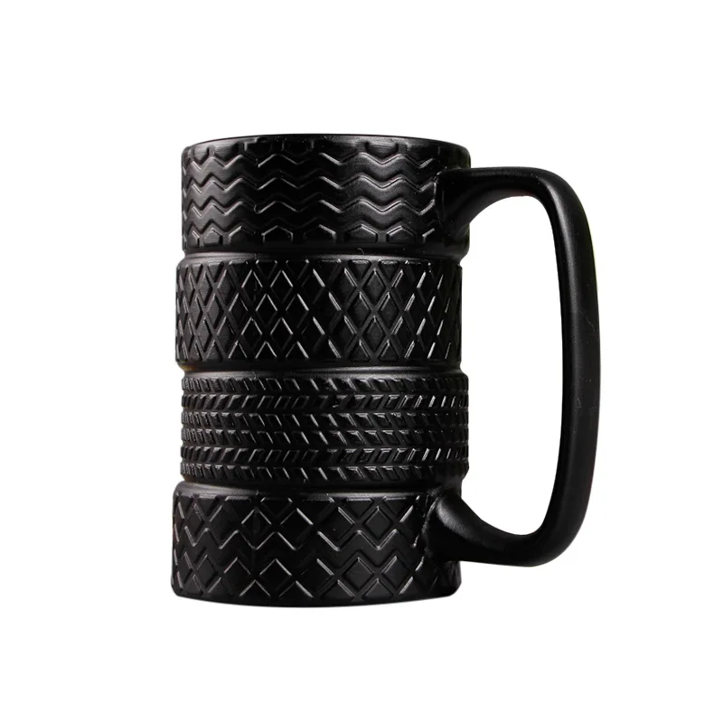 

Tire Shape Coffee Mugs Large Capacity Tea Water Cups Creative Drinkware