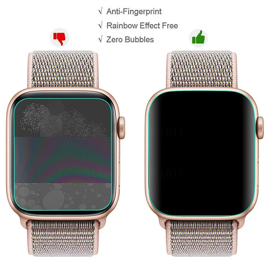 Для Apple Watch 2018 Защитная пленка для экрана серии 4 5 44 мм 40 полное покрытие TPU мягкая