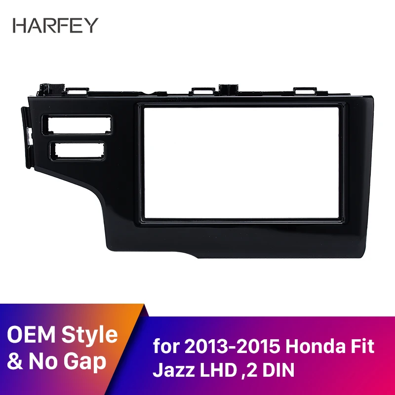 Harfey двойная 2Din Автомобильная стереофоническая накладка рамка Накладка для Honda Fit