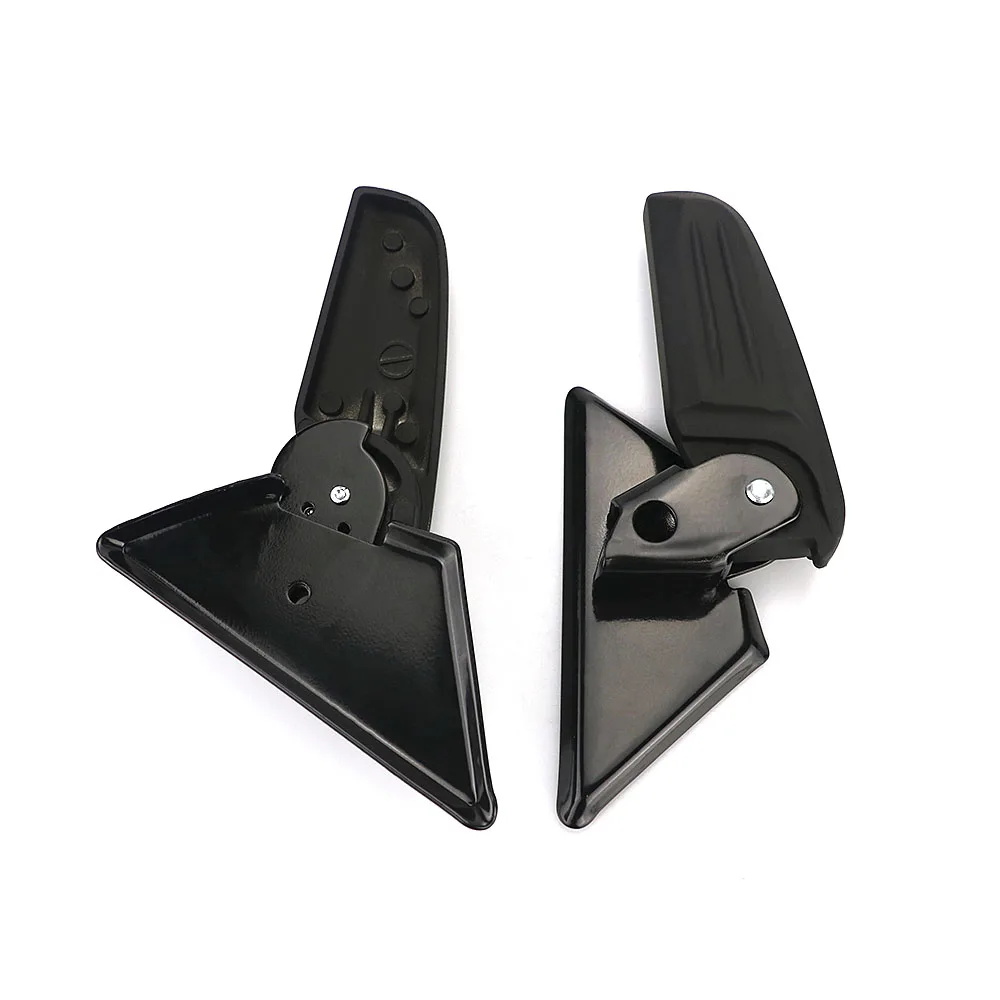 X CLASS мотоциклетные складные педали черные алюминиевые задние коврики для ног VESPA