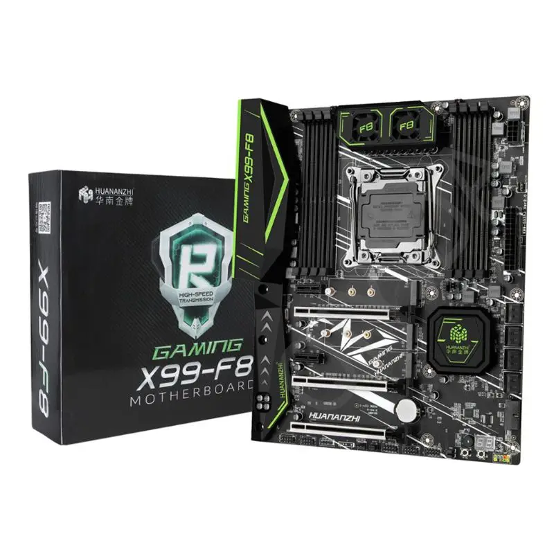 

2022 New HUANANZHI X99-F8 Gaming Motherboard for In-tel X99 LGA2011-3 All Series DDR4 RECC 128GB M.2 NVME USB3.0 Server