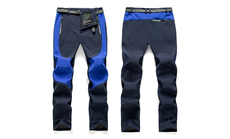 TRVLWEGO Winter Herren Damen Trekkinghose Sport Wandern Camping Fleece Wasserdicht Radfahren Sehr warme Verdickungshose – Detail 9