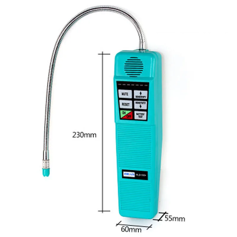 

HLD-100+ Freon Halogen Refrigerant Gas Leak Detector Leakage Halogen analyzer detector R134 HVAC Sensitivity Tool