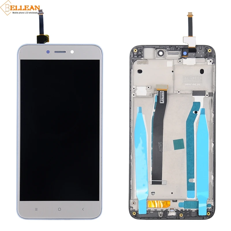 Акция Catteny 5,0 дюймов lcd для Xiaomi Redmi 4X lcd дисплей кодирующий преобразователь сенсорного экрана в сборе 4X дисплей с рамкой