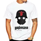 Мужская футболка Wolfenstein на шлем, новый заказ