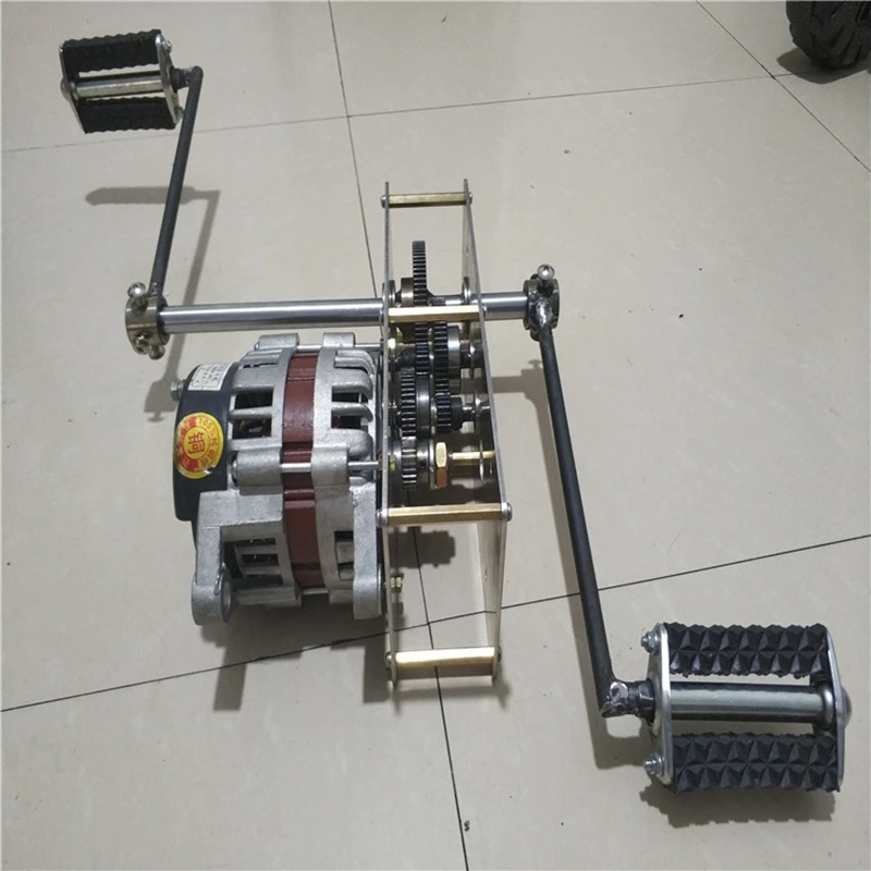 AC permanent magnet brushless high-power pedal generator DC battery charging 12V 24V 2000W 220V 800W | Обустройство дома