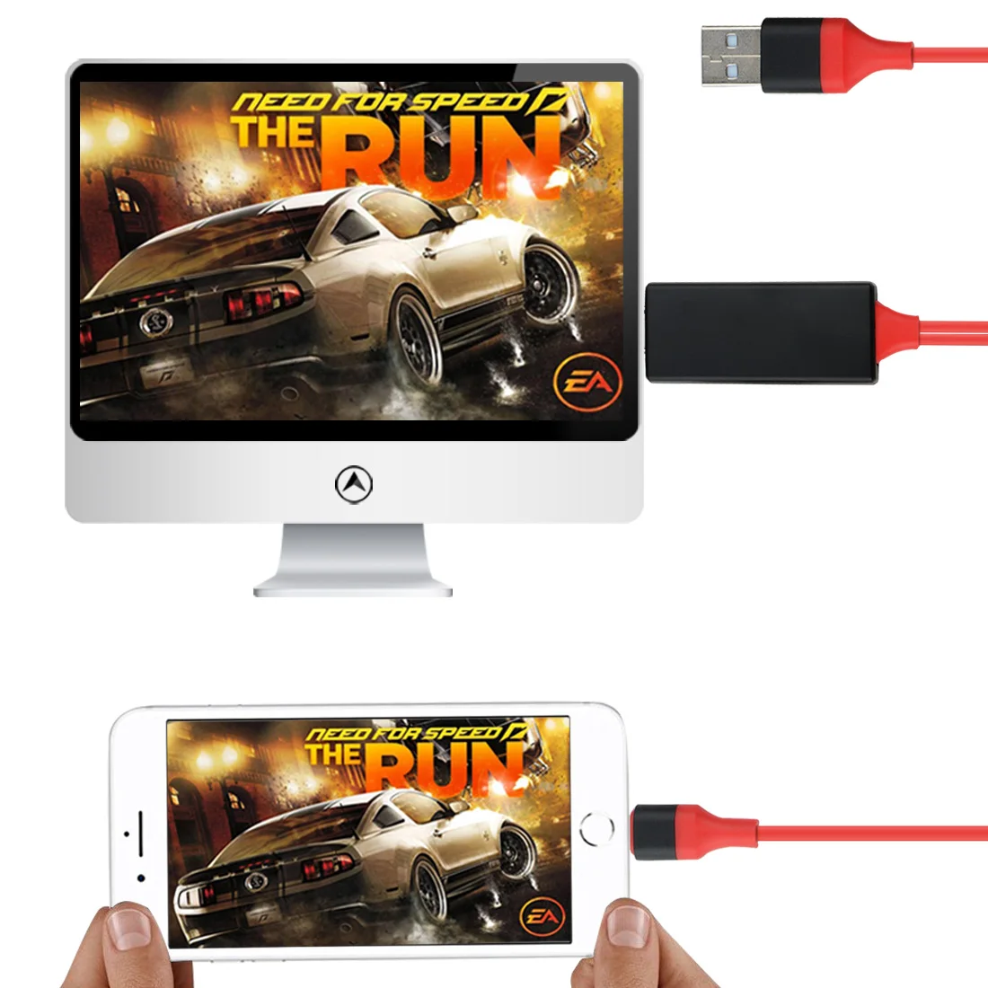 1080P iPhone HDMI HDTV AV Кабель адаптер для iOS 10 11 X 5 SE 6S 7 8 Plus iPad Air 2 Pro mini iPod|Кабели HDMI| |
