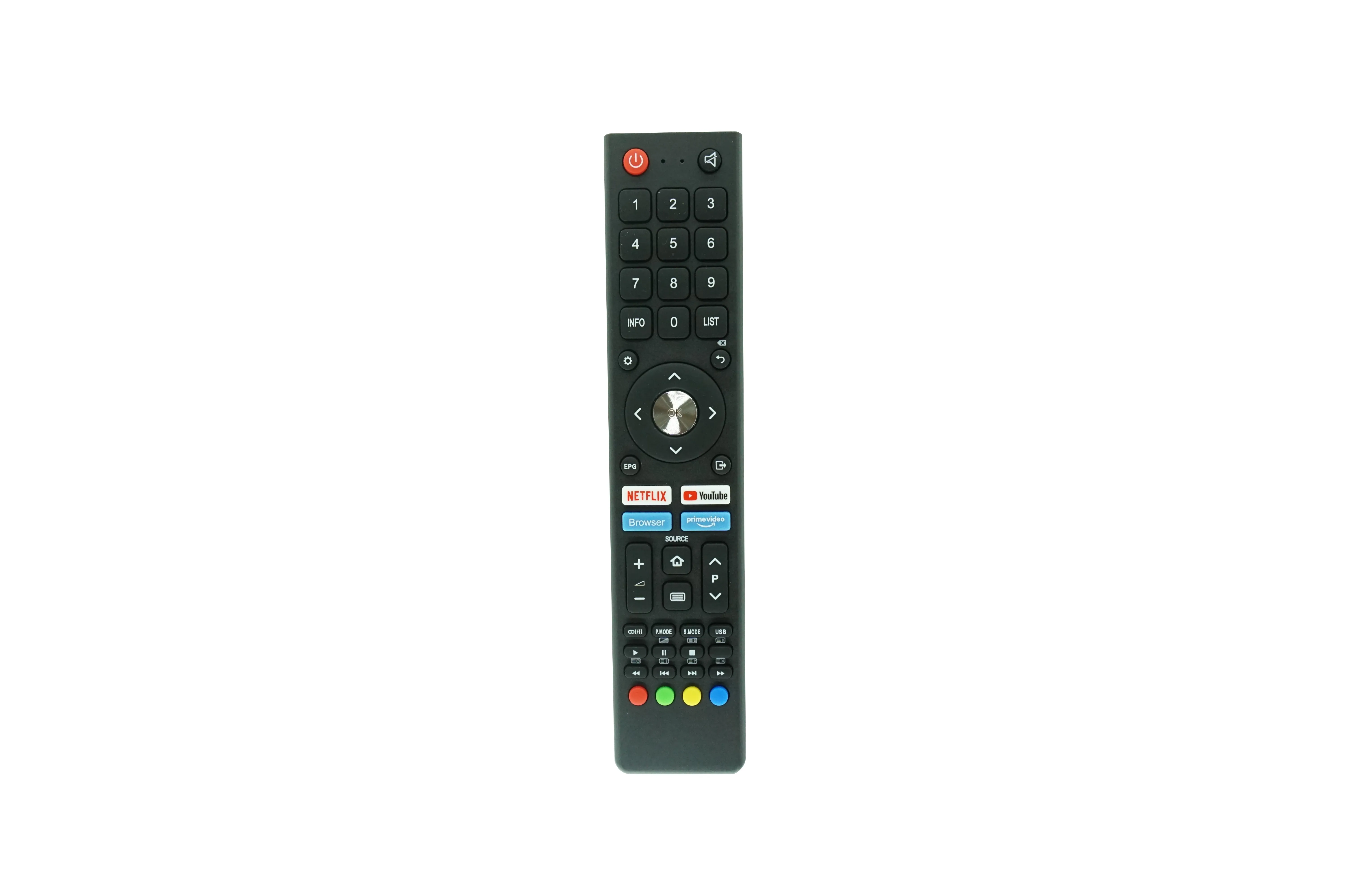 

Remote Control For Kogan RCKGNTVT006 KALED50XU9210STB & Syinix 75F1S 55F1S 32A1S 43A1S 65F1S 55A1S 50A1S LCD LED HDTV Android TV