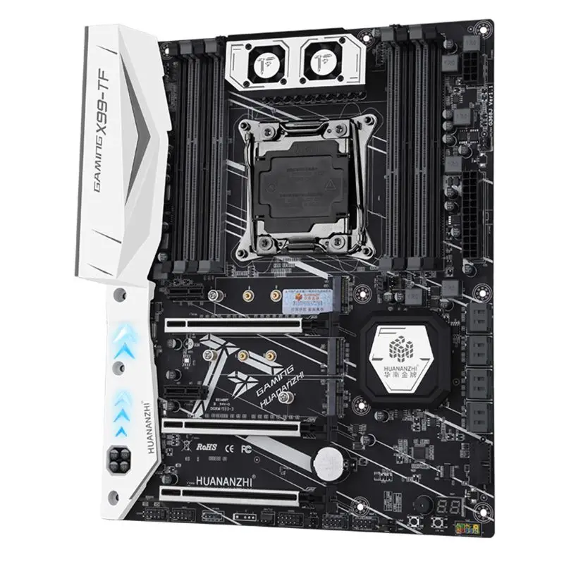 HUANANZHI X99 материнская плата с двумя M.2 NVME слот Поддержка DDR3 DDR4 LGA2011-3