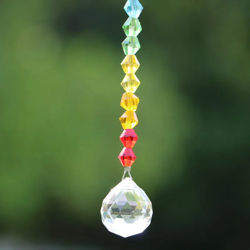 1 шт. хрустальный шар призмы Suncatcher висячая чакра кристаллы Радуга производитель