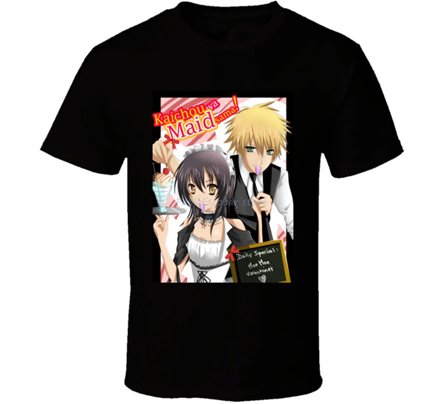 

New Maid Sama Anime Tv Show Poster Men'S T-Shirt Clothing Size S-2Xl Top Quality Tee Shirt male new t-shirt fashion top tees