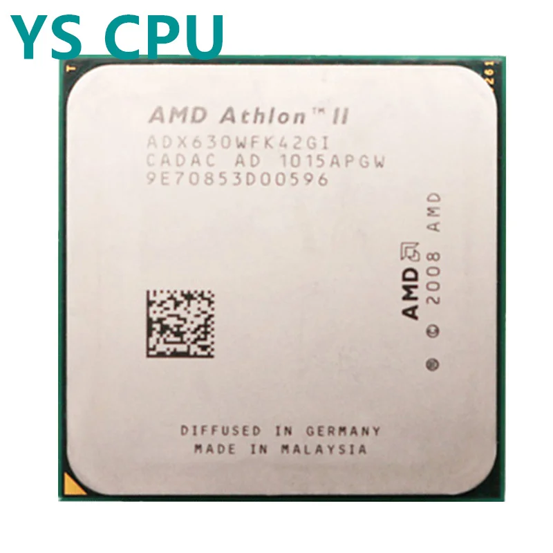 

Четырехъядерный процессор AMD Athlon II X4 630 2,8 ГГц ADX630WFK42GI разъем AM3