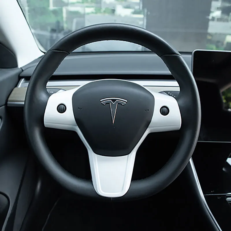 Защитный чехол на руль для Tesla Model 3 18 20 4 цвета|Наклейки салона авто| |