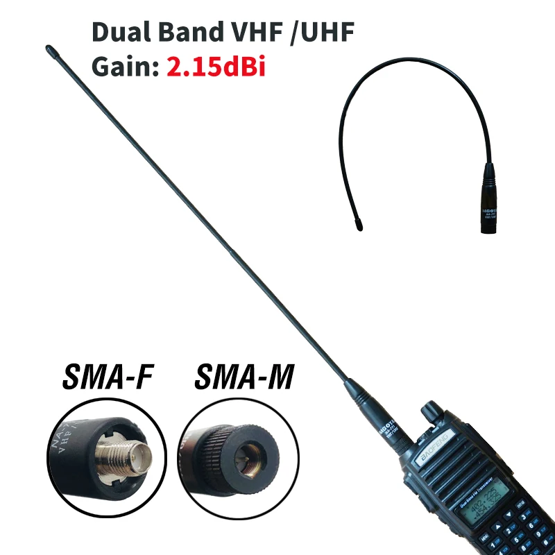 10 Вт SMA M антенна Nagoya NA 771 оригинальную антенну для Baofeng UV 3R 100 200 иди и болтай Walkie Talkie