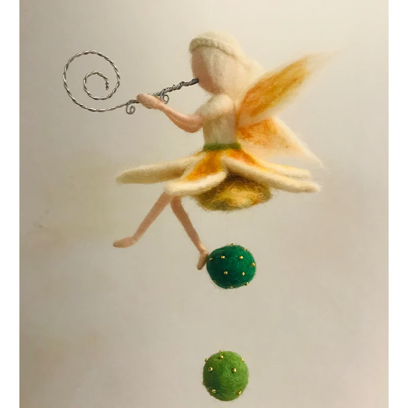 Шерстяной фетр Diy Сделай Сам Магическая флейта королева кукла материал сумка