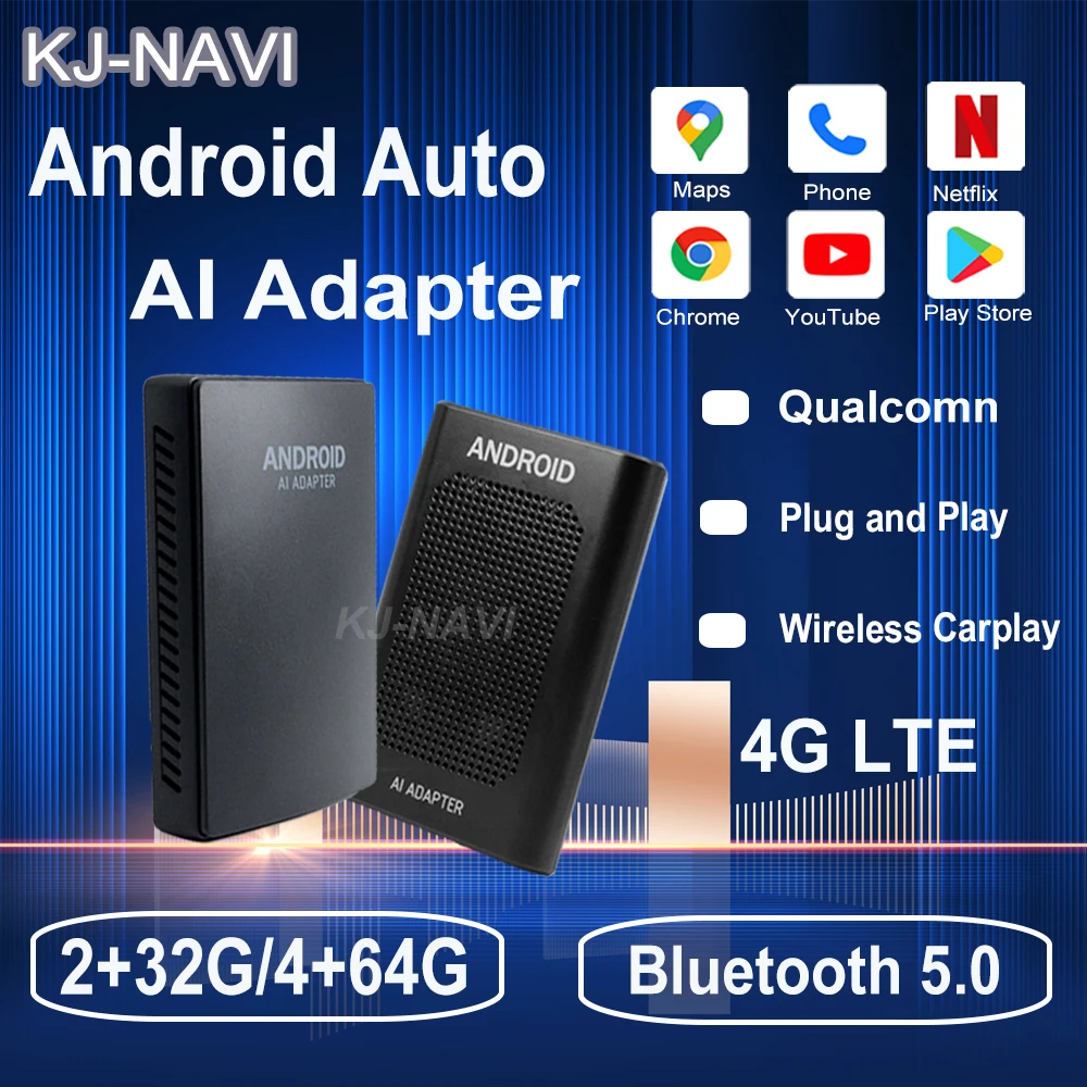 

Новый CarPlay для Nissan Hyundai Honda Android Ai Box Для VW 4G + 64G Автомобильный мультимедийный плеер Youtube, беспроводной MirrorLink