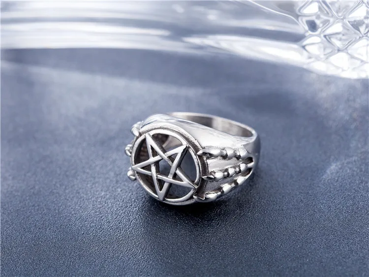 

Luxury Wholesale Titanium Steel Nails Rings Crown Retro Rings For Men Party Gifts Fashion Jewelry Fine Jewelry Factory