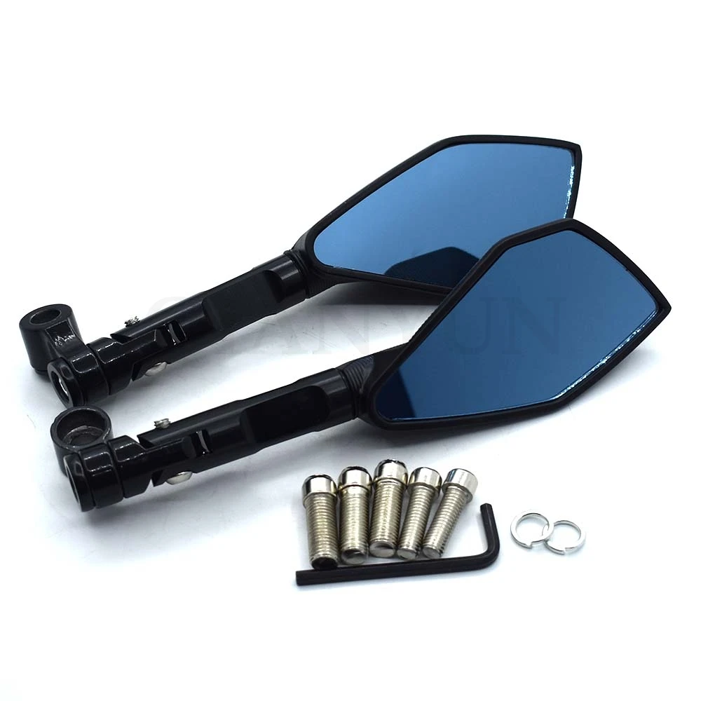 Универсальный ЧПУ Алюминиевый сплав голубое стекло зеркало заднего вида боковое
