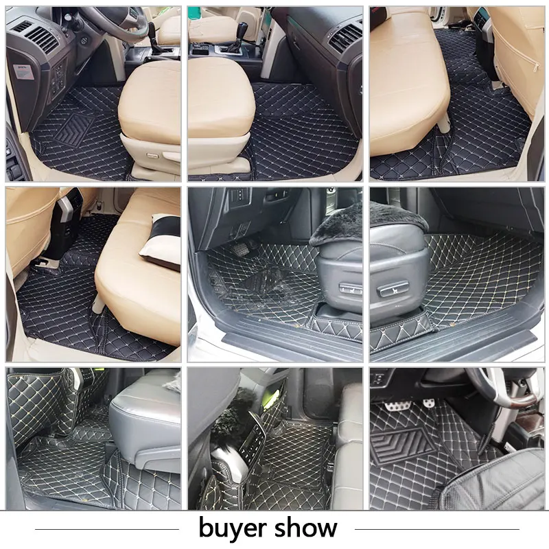 3д кожаные автомобильные коврики для Toyota Land Cruiser Prado тойота прадо 120 2009 н.в.5 мест в