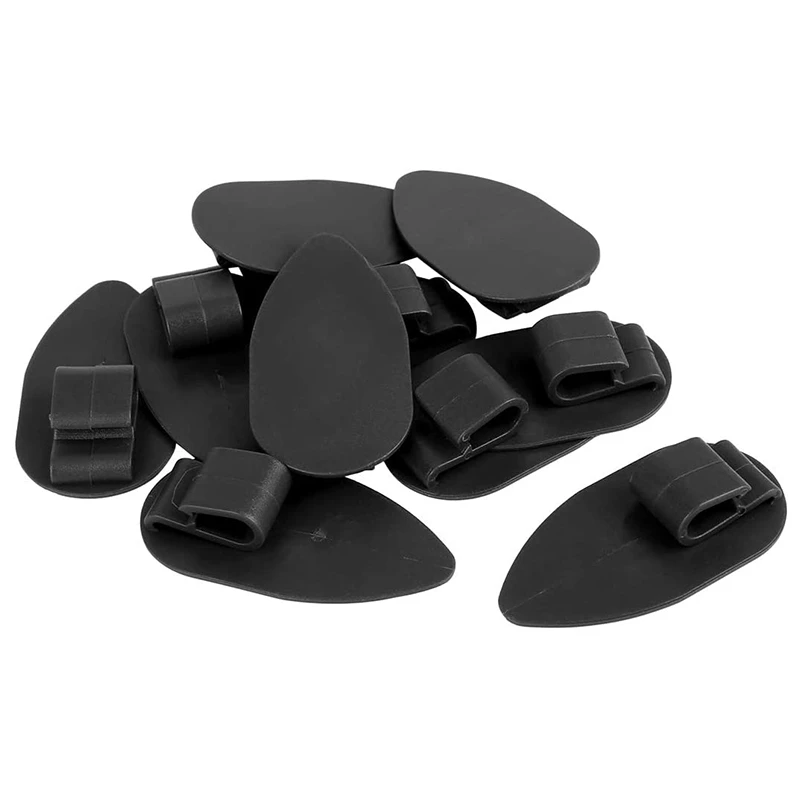 

Universal 100PCS Car Floor Mat Clips Fixing Grips Anti Slip Buckle Black Floor Trunk Carpet Liner Mat Retainer Clip