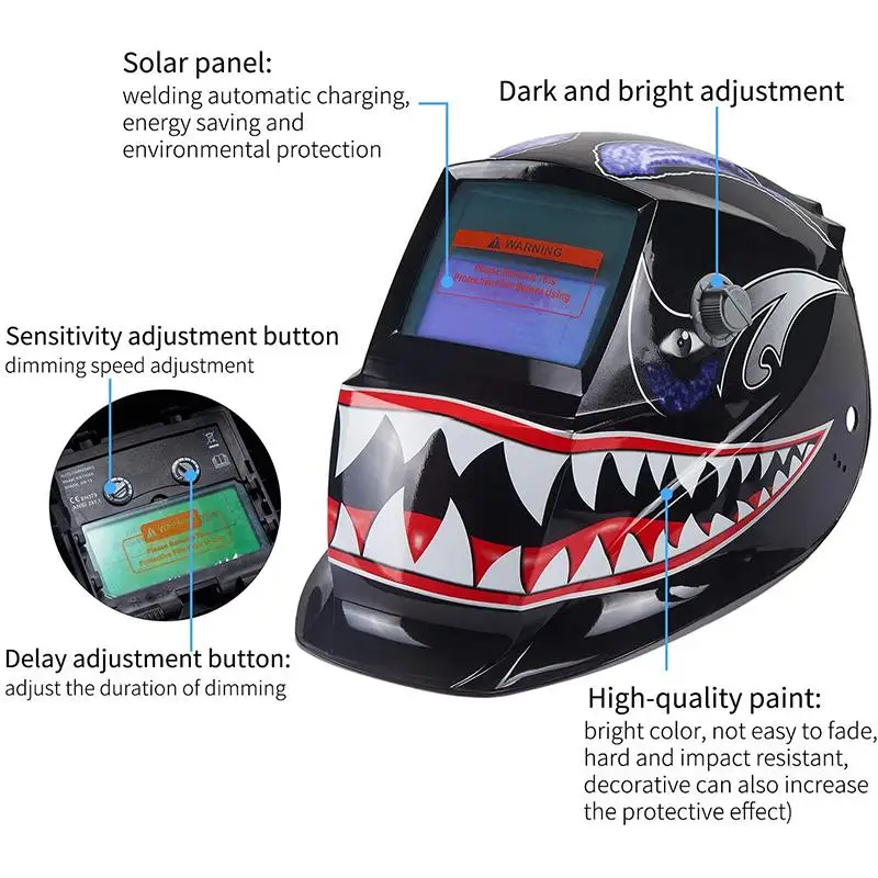 Автоматический сварочный шлем маска шлем электрическая сварка авто затемнение Сварка TIG MIG сварочные линзы маска от AliExpress RU&CIS NEW