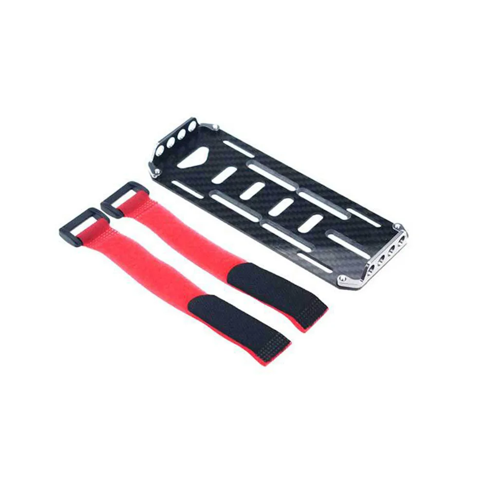 

Carbon Fiber Battery Tray Mounting Board Battery Expansion Plate for 1/10 Axial SCX10 Wrangler RC Car Accessories