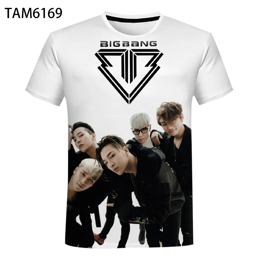

Bigbang 3D Cotton Printed T-Shirt Men Women Children Summer Short Sleeve Fashion Casual Tee Boy Girl Comfortable Breathable Tops