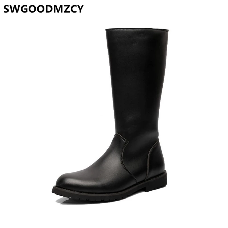 Ботинки мужские кожаные сапоги для верховой езды дизайнерская обувь роскошные