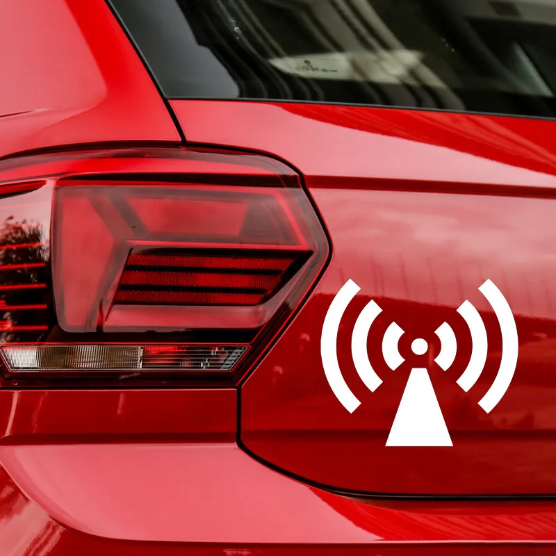 15 3 см * 13 Wifi радио креативная Автомобильная наклейка на хвост ПВХ Модное