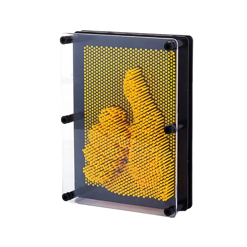 M-Yellow Креативный 3D клон ручная модель игрушки DIY ремесла трехмерная игла резьба картина Дети Мальчики Девочки Подарки на день рождения - Цвет: M-Yellow