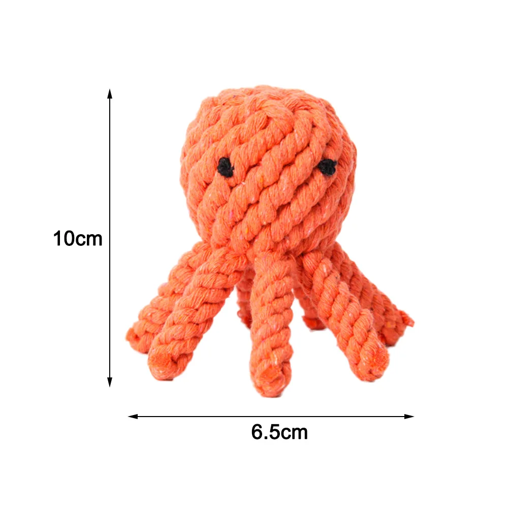 Жевательные игрушки для собак ручная вязка всех видов милых животных чистящие
