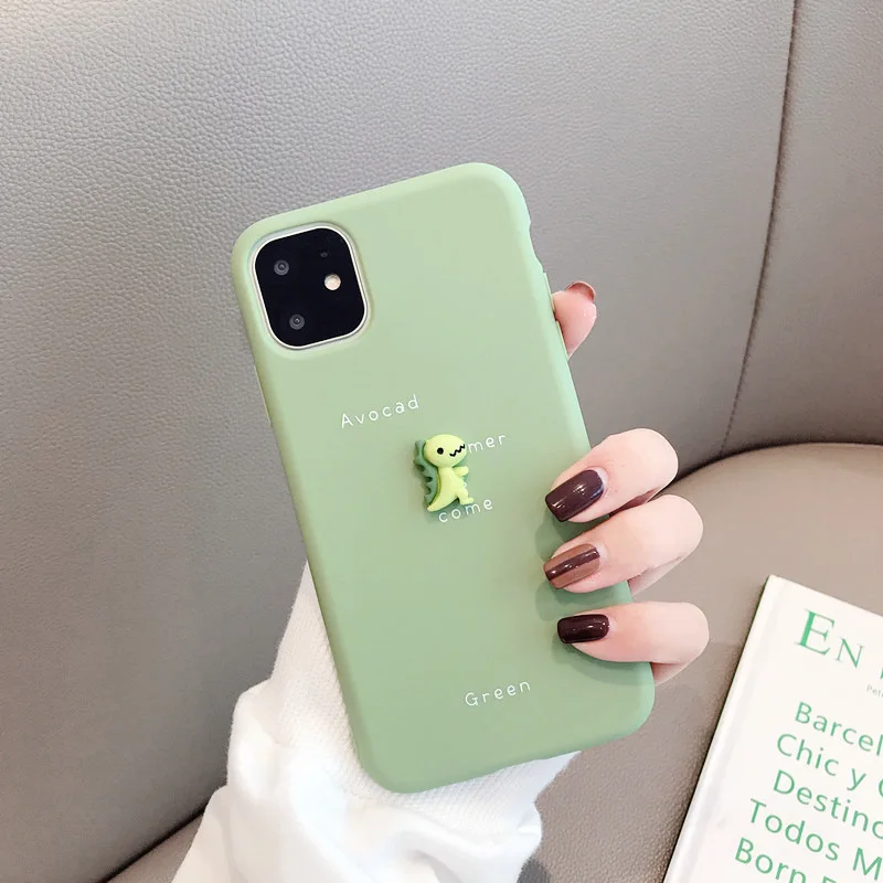 Силиконовый чехол для телефона с милым 3D мультяшным рисунком креативный