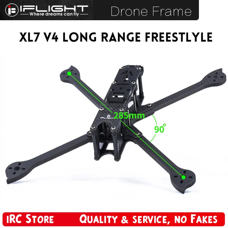 IFlight XL7 V4 FPV гоночный Дрон рамка 7 дюймов 285 мм Колесная база F4/F7 управление полетом