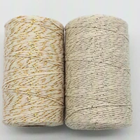 10pcslot gold sliver thin 4ply bakers twine 110yardsspool divine twine diy bakers twineused for party wedding