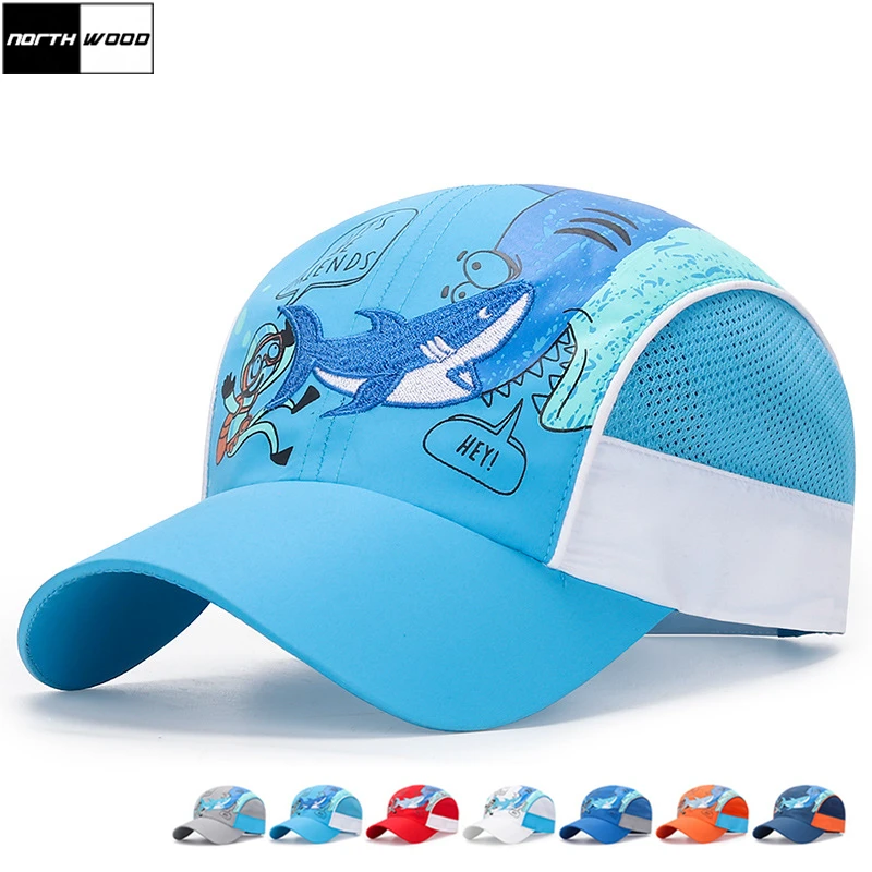 Брендовая Милая Детская летняя кепка NORTHWOOD Солнцезащитная детская бейсболка