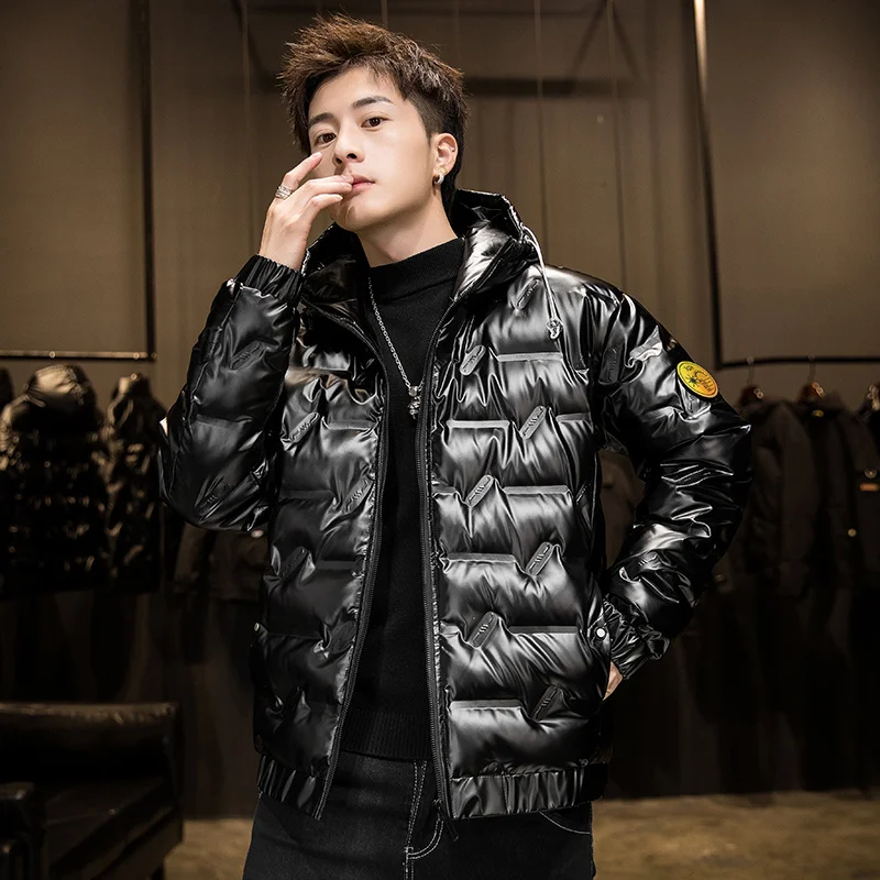 Winter men jacket 90% white duck down coat  with a slim suit thickened fashion trend  warm coat  high quality
