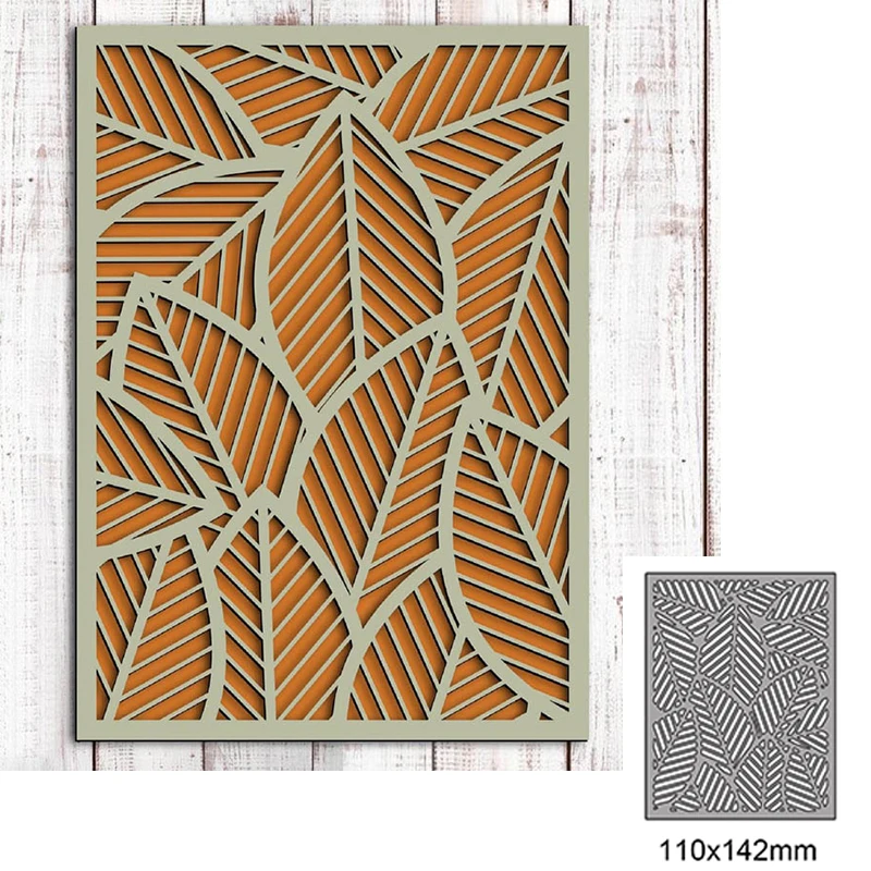 Фоторамка с листьями металлические Вырубные штампы для рукоделия альбом