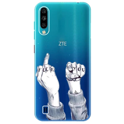 Силиконовый чехол ТПУ для телефона ZTE Blade A7 2020 мягкий A3 задняя крышка прозрачные