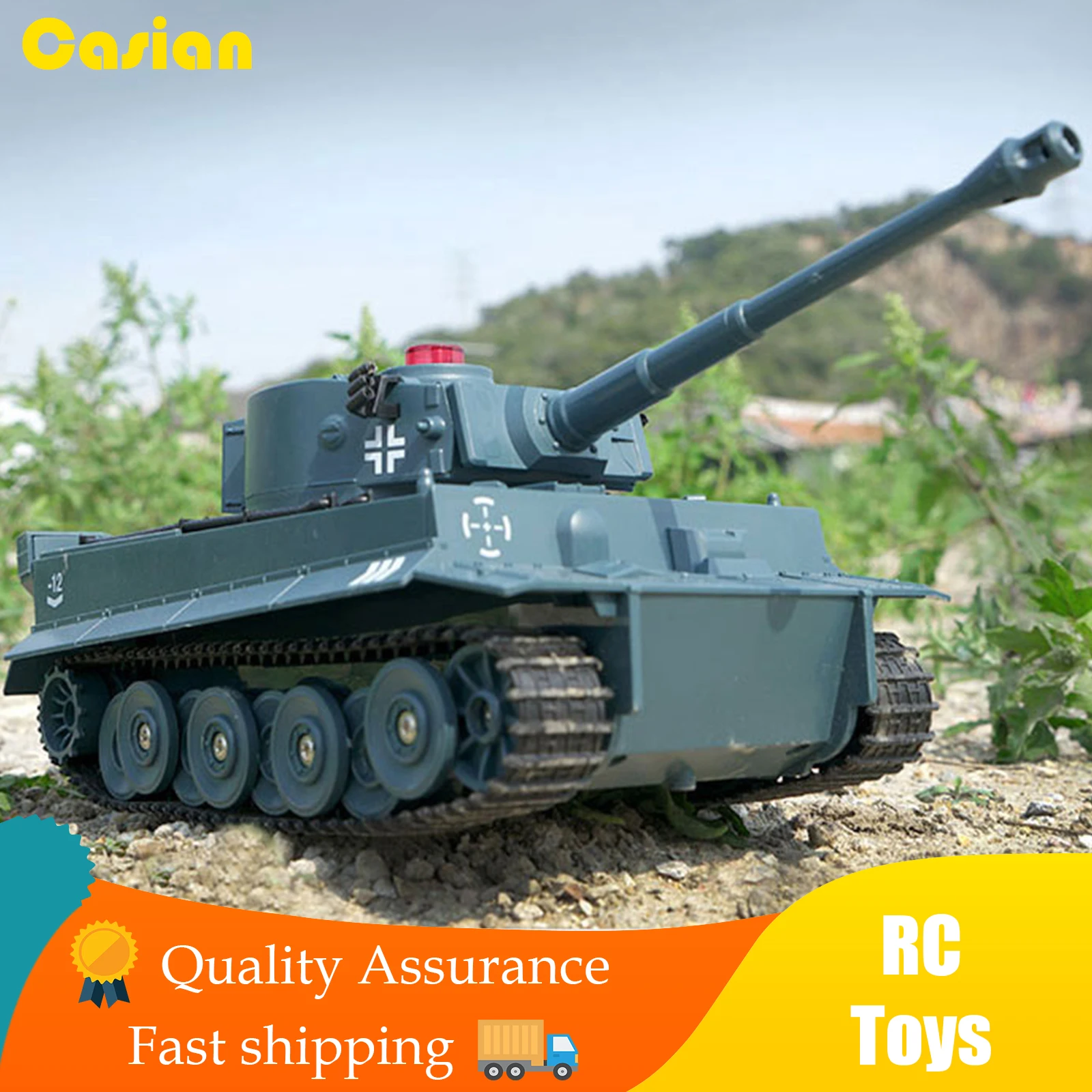 

1/30 JJRC Q85 RC world of Tank 2.4G Remote Control Programmable Model-Chassis Car, Sound Effects Military toys for boys
