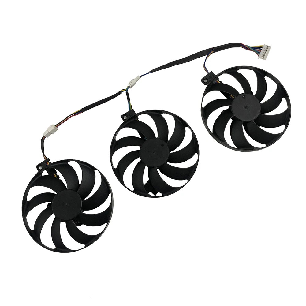 RTX 7-контактный разъем питания T129215SU 2080/2080 Ti Вентилятор охлаждения GPU для ASUS ROG STRIX