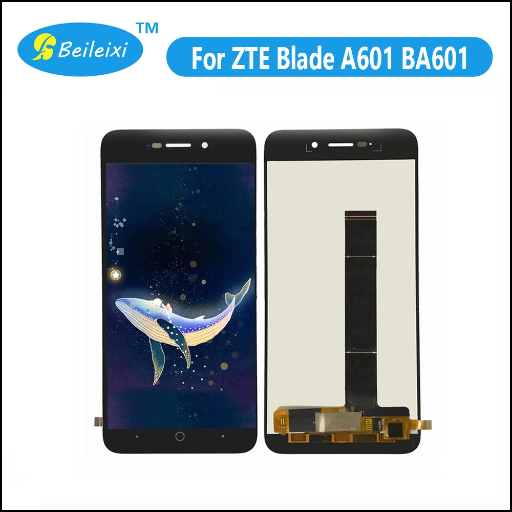 ЖК дисплей сенсорный экран дигитайзер в сборе с рамкой для zte Blade A601 BA601| |