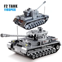 kazi 82010 ww2 military armored war chariot f2 tank german force panzer iv soldiers figures diy building blocks toys kids gifts