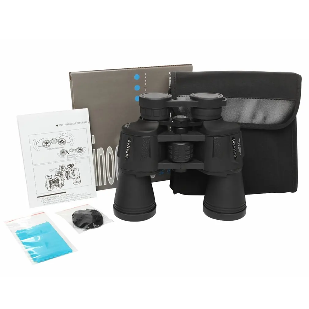 High Times 20X50 HD оптический большой окуляр синий фильм бинокль телескоп ручной